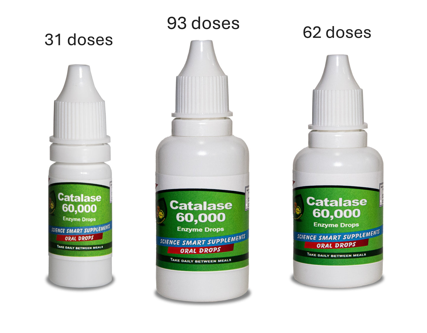 Catalase 60,000 - Science Smart - Antioxidant, Anti-aging, Anti-gray - enzyme drops.