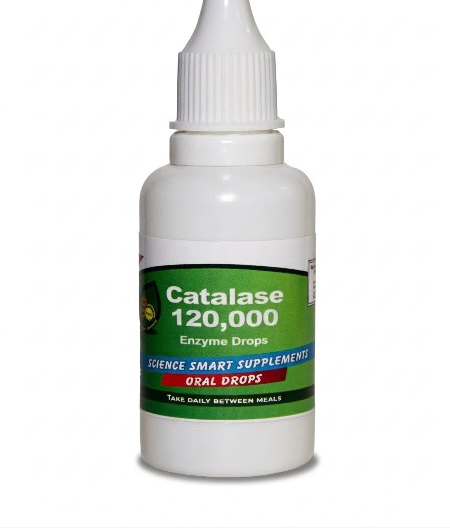 Catalase 120,000 Anti-aging, Anti-gray, Longevity Custom Formulation, 93 Doses, 30 mL