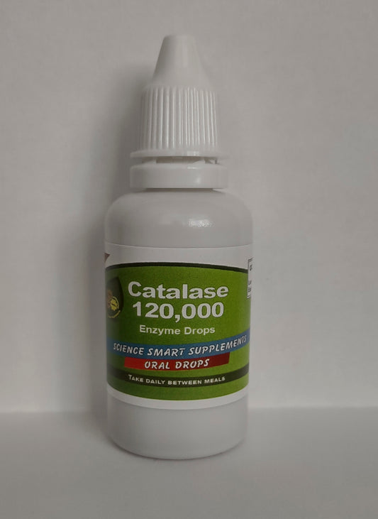 Catalase 120,000 Anti-aging, Anti-gray, Longevity Custom Formulation, 93 Doses, 30 mL